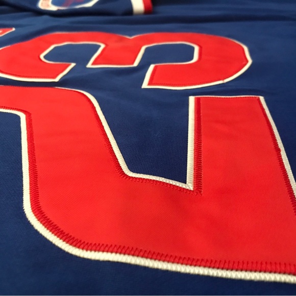 Ryne Sandberg Chicago Cubs Jersey Mens XL NWT 1984 Blue Home Alternate Uniform - Picture 9 of 13